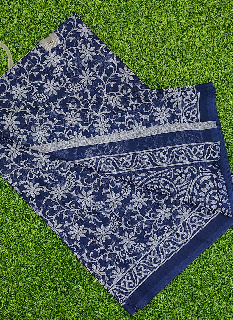 High Quality Garden Vareli Printed Summer Roganza Saree