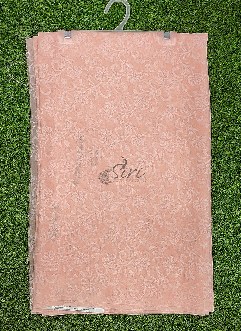 Beautiful Garden Vareli Printed Summer Roganza Saree