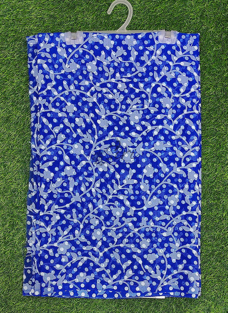Beautiful Garden Vareli Printed Summer Roganza Saree