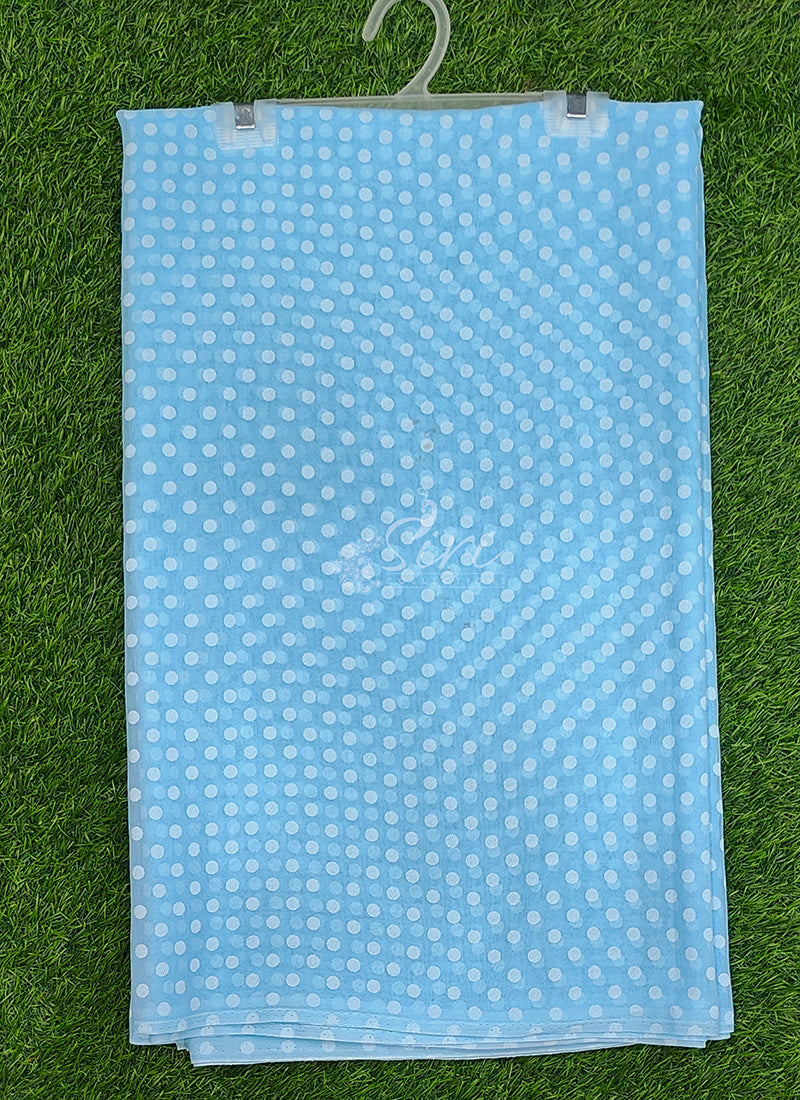 High Quality Garden Vareli Printed Summer Roganza Saree