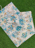 Beautiful Garden Vareli Printed Summer Roganza Saree