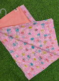 Beautiful Garden Vareli Printed Summer Roganza Saree with Blouse
