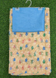 Beautiful Garden Vareli Printed Summer Roganza Saree with Blouse