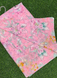 Beautiful Garden Vareli Printed Summer Roganza Saree without Blouse