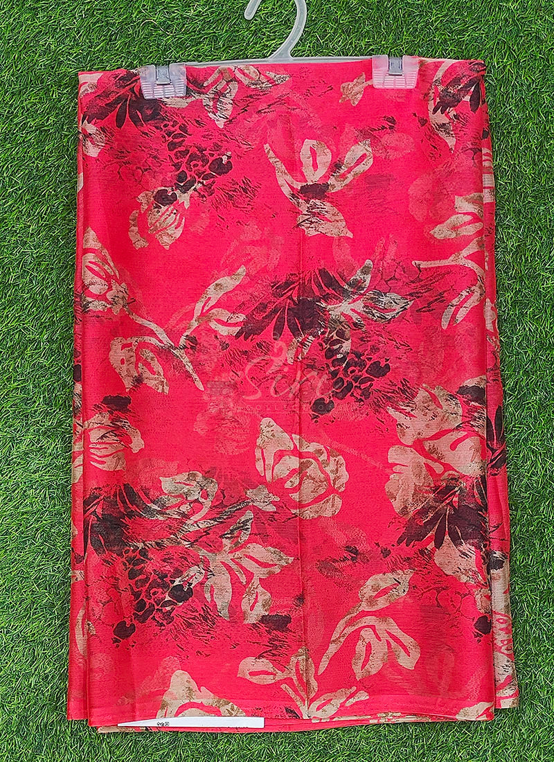Buy Lucknowi Chikankari Saree (With Blouse - Cotton) 12806 |  www.maanacreation.com