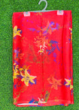Latest Beautiful Printed Super Nara Chiffon Saree