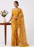 Latest Garden Vareli Super Nara Chiffon Saree without Blouse
