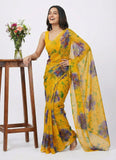 High Quality Garden Vareli Super Nara Chiffon Saree