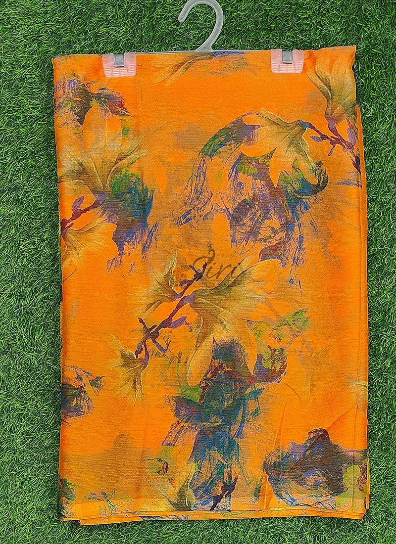 Exclusive Garden Vareli Super Nara Chiffon Saree