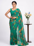 Exclusive Garden Vareli Super Nara Chiffon Saree