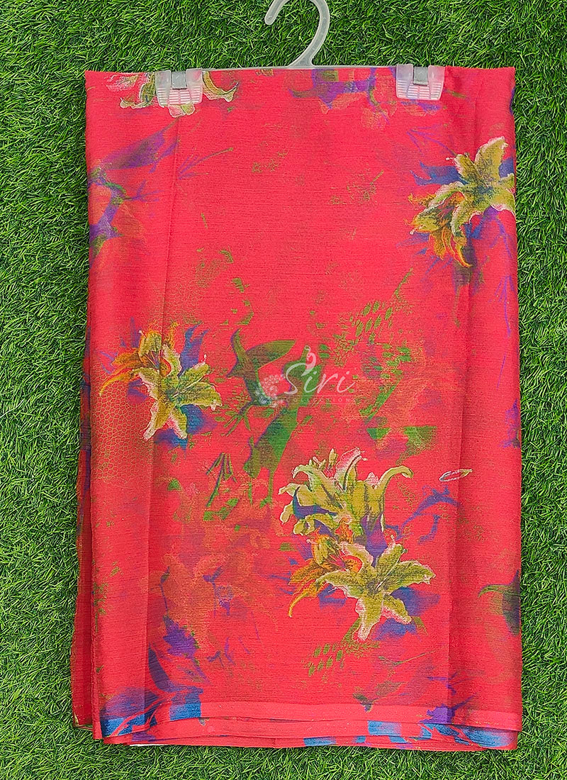 Exclusive Garden Vareli Super Nara Chiffon Saree