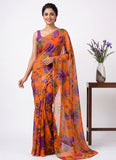 Exclusive Light Weight Garden Vareli Super Nara Chiffon Saree