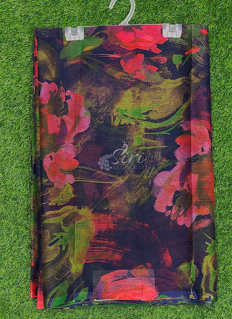 Exclusive Light Weight Garden Vareli Super Nara Chiffon Saree