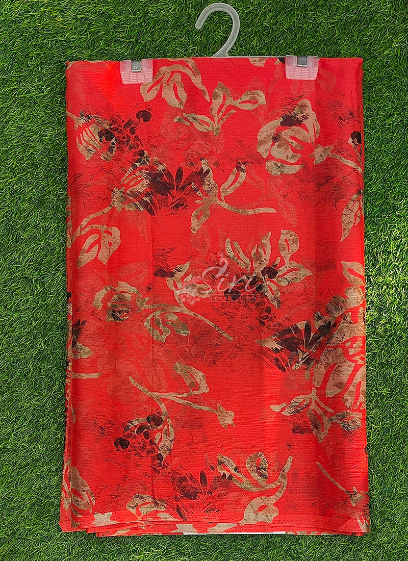 Exclusive Light Weight Garden Vareli Super Nara Chiffon Saree
