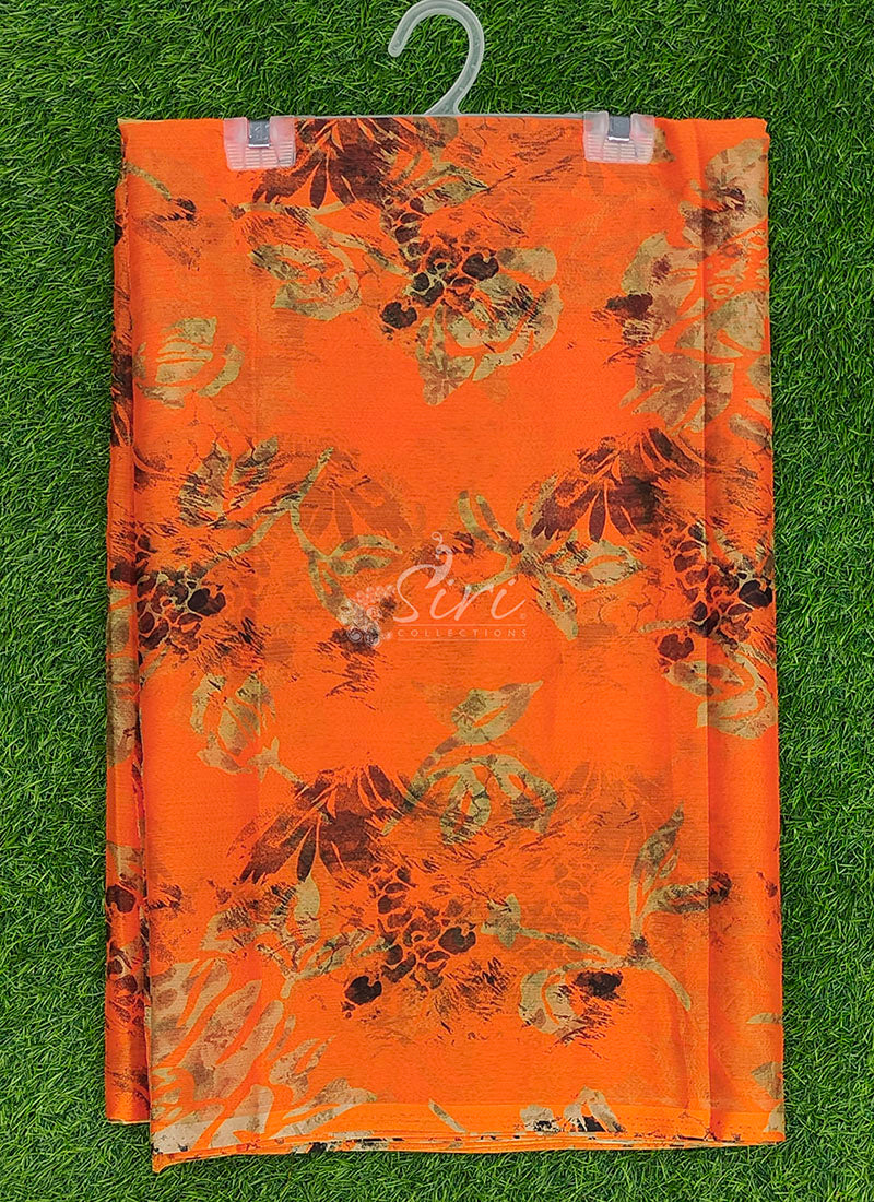 Exclusive Light Weight Garden Vareli Super Nara Chiffon Saree
