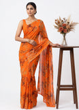 Exclusive Light Weight Garden Vareli Super Nara Chiffon Saree