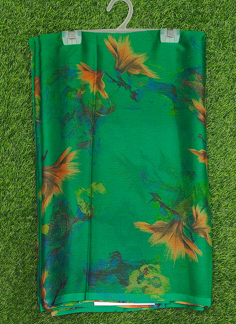 Latest Garden Vareli Super Nara Chiffon Saree without Blouse