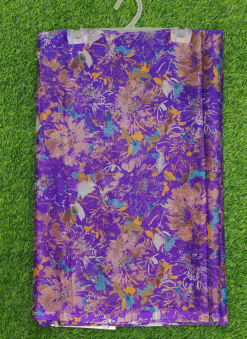 Latest Garden Vareli Super Nara Chiffon Saree without Blouse