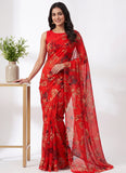 Latest Garden Vareli Super Nara Chiffon Saree without Blouse