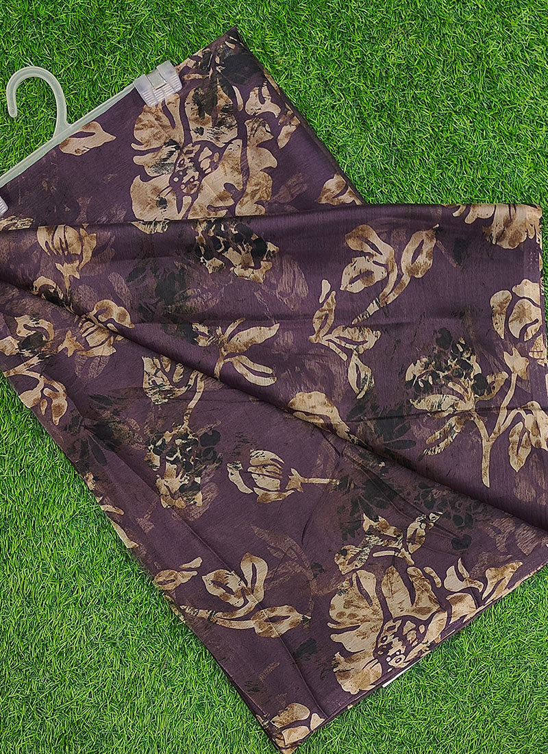 Latest Garden Vareli Super Nara Chiffon Saree without Blouse