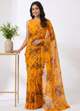 Latest Garden Vareli Super Nara Chiffon Saree without Blouse