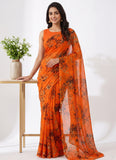 Latest Garden Vareli Super Nara Chiffon Saree without Blouse