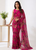 Latest Garden Vareli Super Nara Chiffon Saree without Blouse