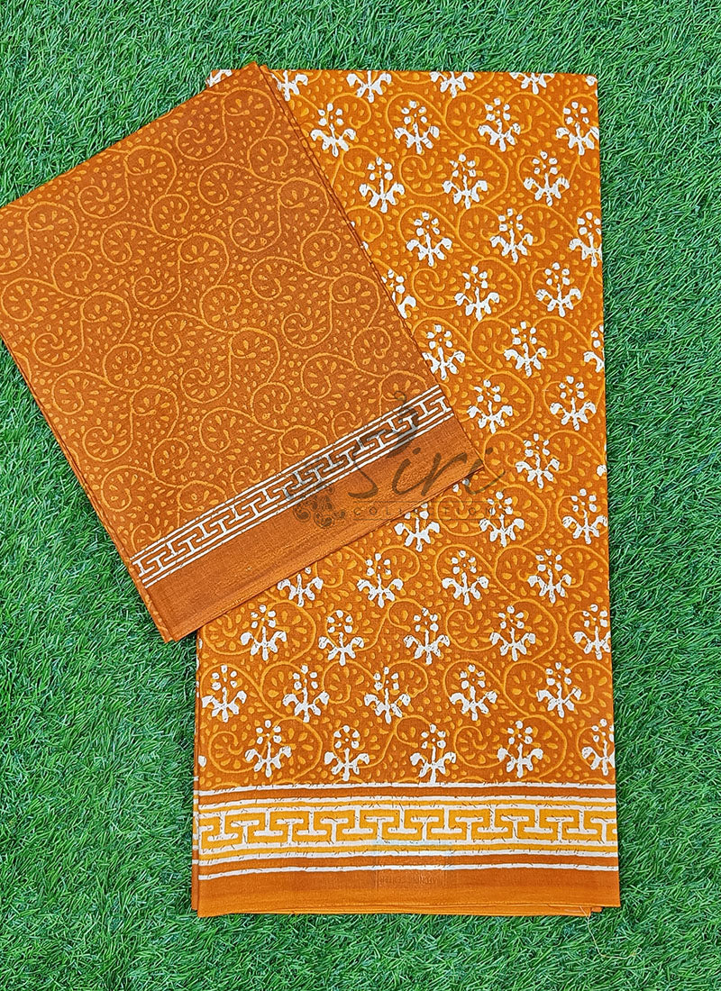Printed Pure Soft Cotton Saree
