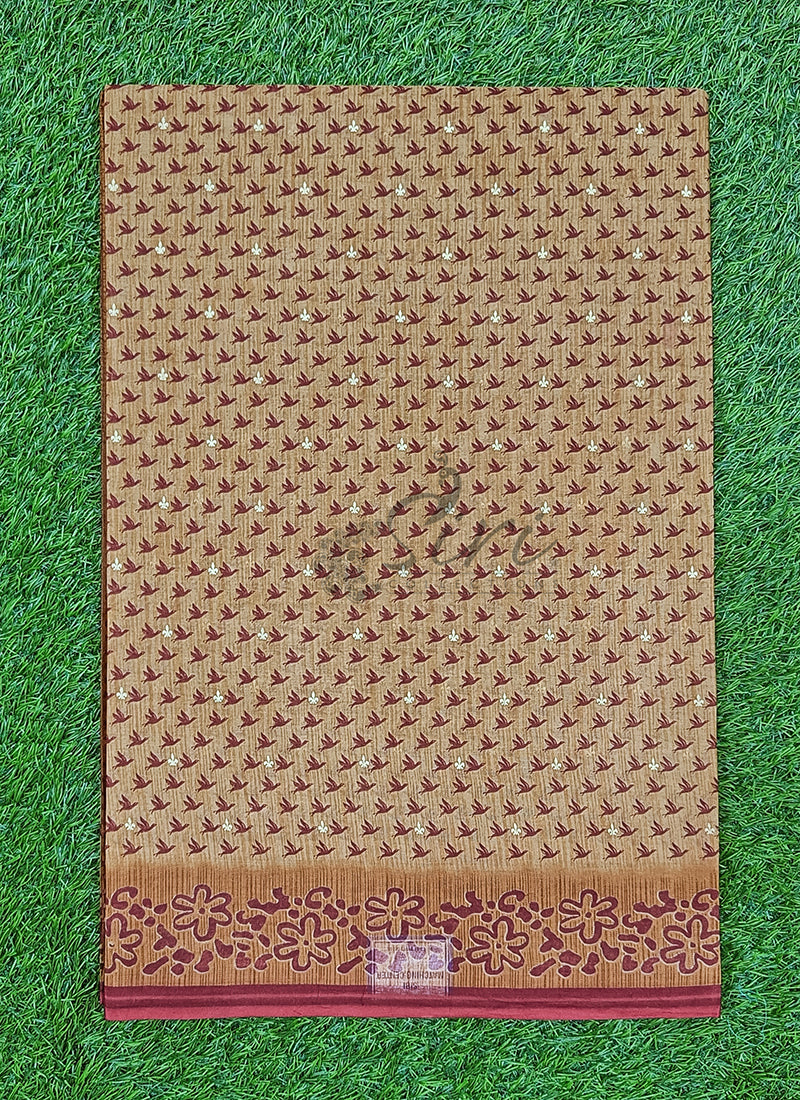 Beautiful Printed Cotton Saree