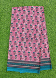 Beautiful Bhagru Print Pure Cotton Saree