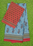 Beautiful Bhagru Print Pure Cotton Saree