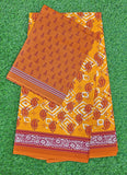 Beautiful Bhagru Print Pure Cotton Saree