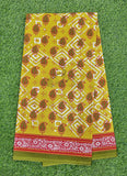 Beautiful Bhagru Print Pure Cotton Saree