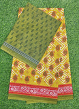 Beautiful Bhagru Print Pure Cotton Saree