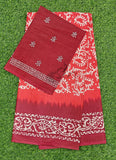 Beautiful Wax Batik Pure Cotton Saree