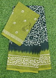 Beautiful Wax Batik Pure Cotton Saree