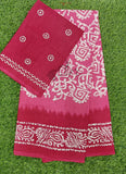 Beautiful Wax Batik Pure Cotton Saree