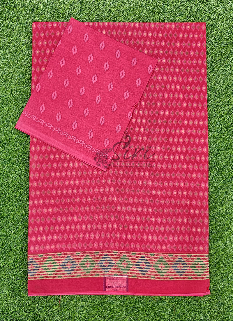 Simple Printed Pure Cotton Saree