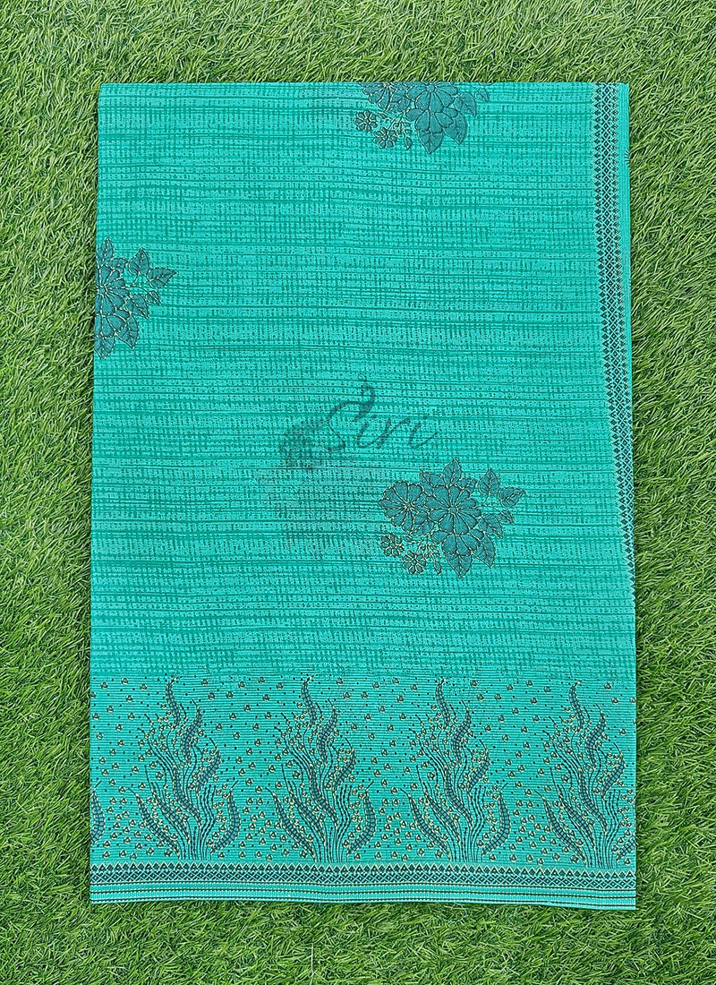 Latest Printed Pure Cotton Saree