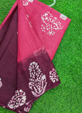 Pure Soft Cotton Saree in Batik