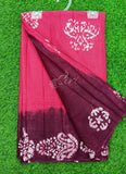 Pure Soft Cotton Saree in Batik