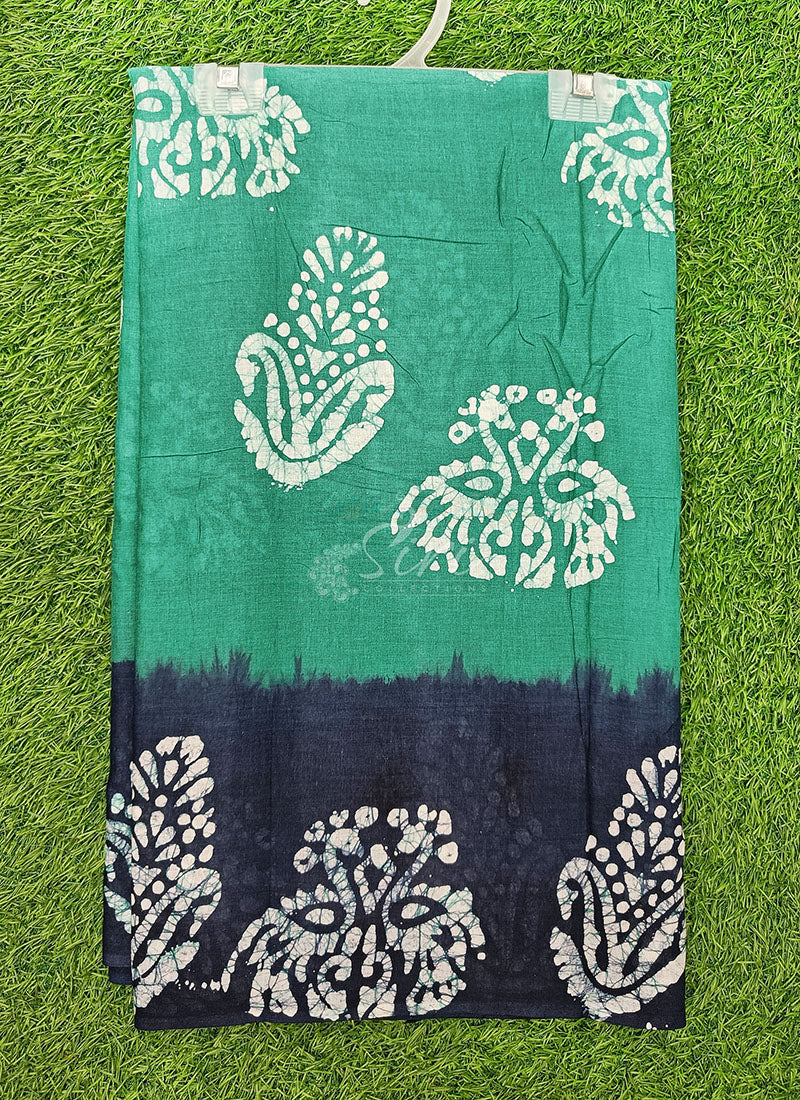 Pure Soft Cotton Saree in Batik