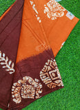 Pure Soft Cotton Saree in Batik