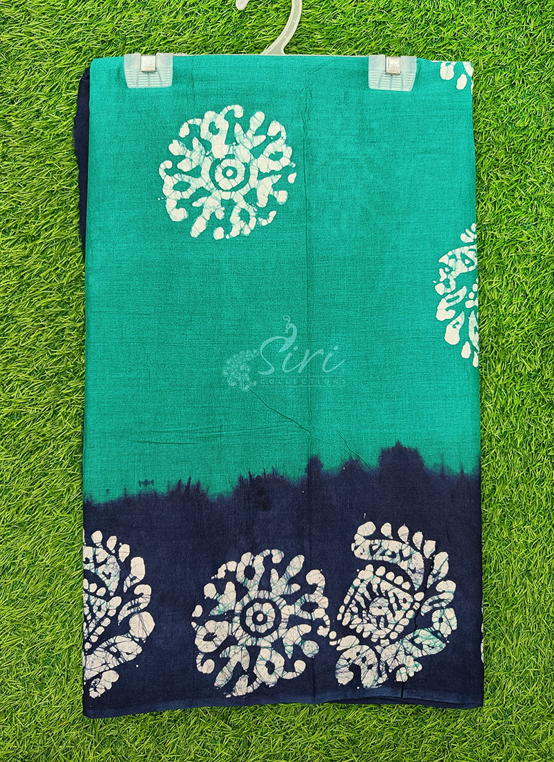 Pure Soft Cotton Saree in Batik