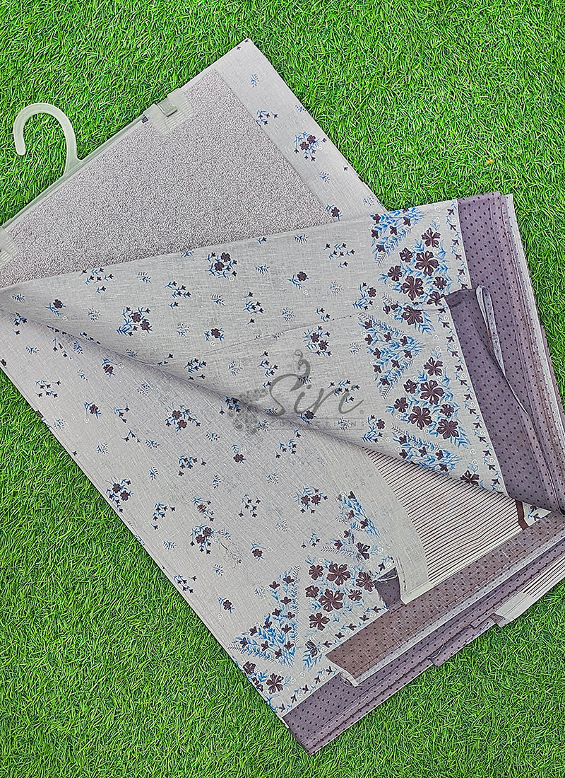 Pure Printed Soft Cotton Saree