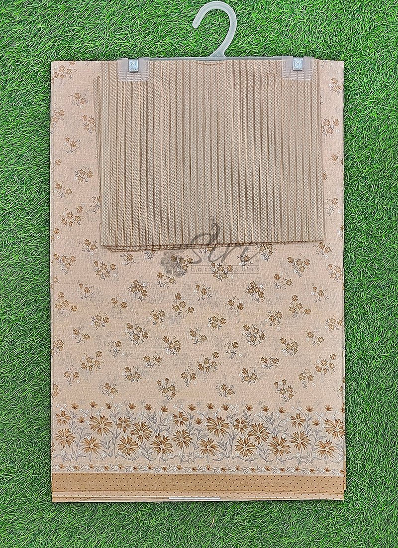 Pure Printed Soft Cotton Saree