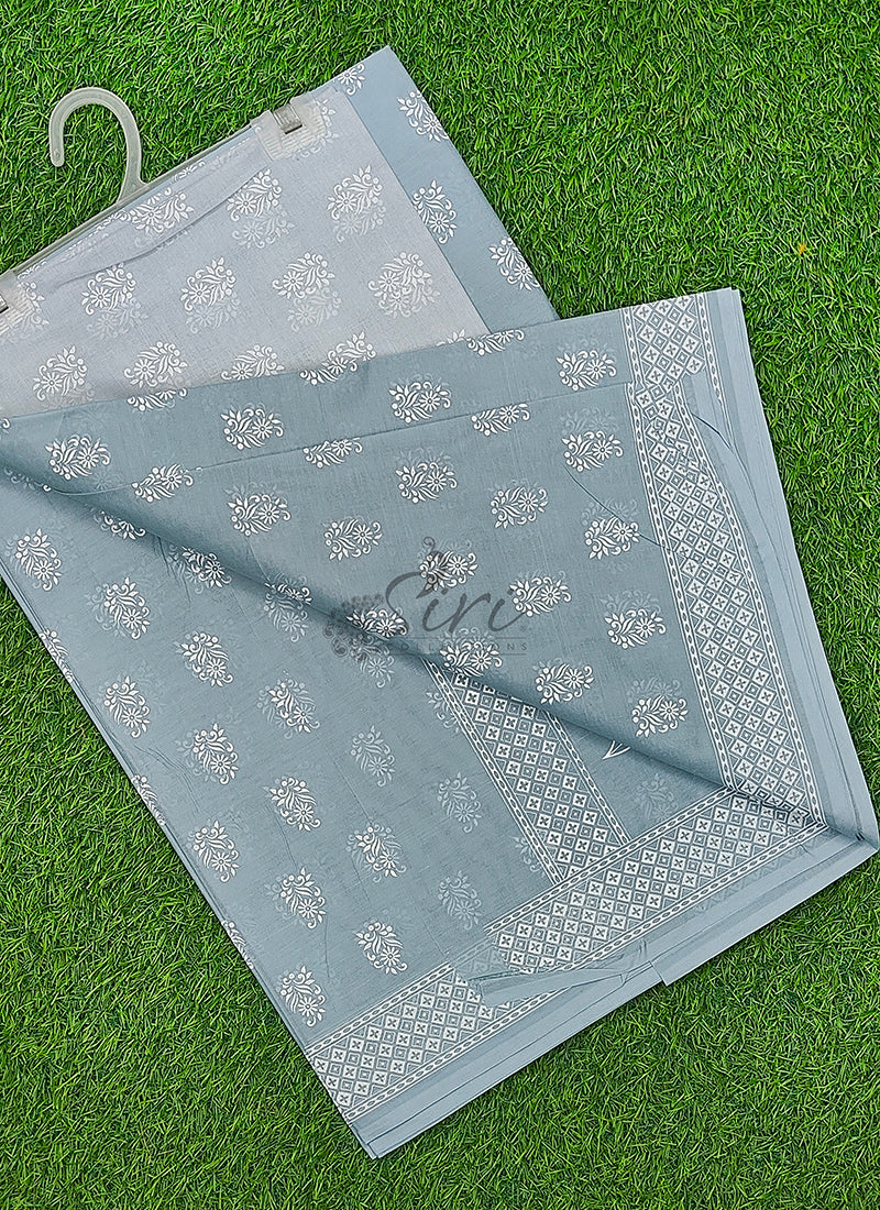 Pure Printed Soft Cotton Saree