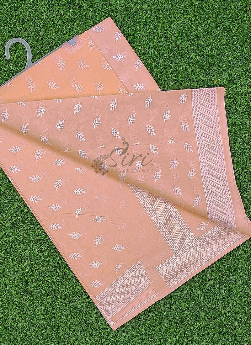 Pure Printed Soft Cotton Saree