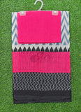 Pure Soft Cotton Saree in Ikat Print