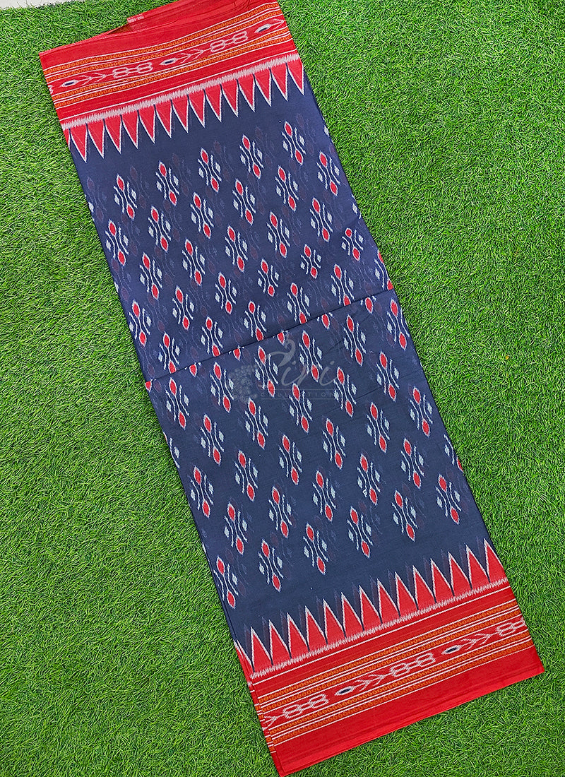 Pure Soft Cotton Saree in Ikat Print